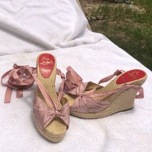 Christian Louboutin Moirisimo Wedge Sandals